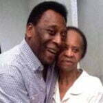 Pele with his mother